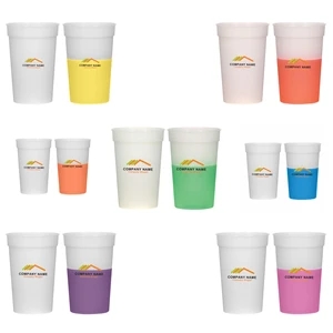 Plastic Reusable Beverage Cup - 17 oz.