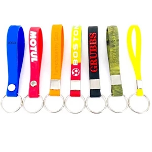 Silkscreen Printed Silicone Key Tag