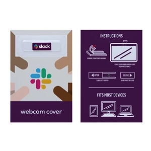 Webcam Cover by C-Slide with Custom Packaging