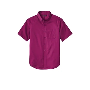 Port Authority Short Sleeve SuperPro React Twill Shirt.