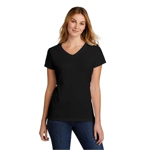 Port & Company Women's Tri-Blend V-Neck Tee.