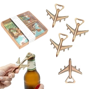 Airplane Bottle Opener Wedding Favors