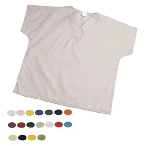 Comfort Wear - Blank Adult Size Pajama Shirt In 9.5 Oz. 60/40 Polyester Cotton Jersey Knit