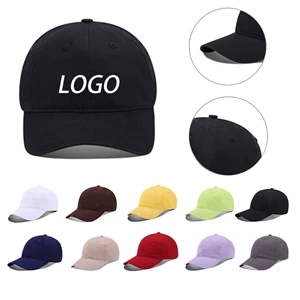 6 Panel Adjustable Cotton Baseball Cap