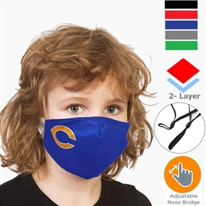 Reusable Kids Face Mask w/ Custom Logo Adjustable PPE