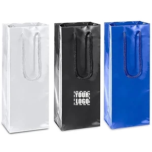 Gloss Wine Bags Bottle Paper Tote