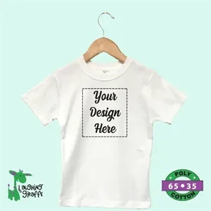 Toddler Short Sleeve T-Shirts White - Laughing Giraffe®