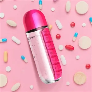 Pill Organizer Water Bottle