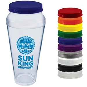 16 oz 2Go Plastic Bottle w/Lid