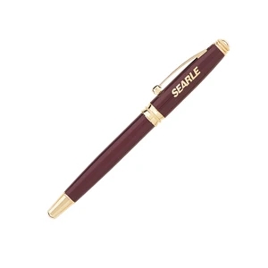 Custom Logo Lambert Burgundy Rollerball Gel Pen