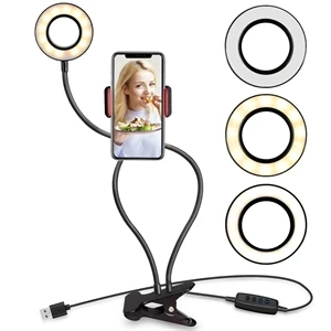 3.5" Desktop Selfie Ring Light with Stand