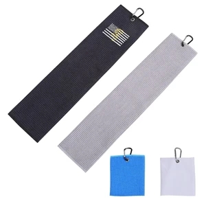 Golf Towel With Carabiner