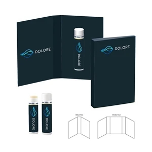 Custom Logo Custom Full-Color Booklet with Lip Moisturizers