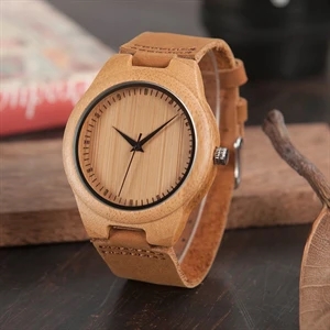 Bamboo Wooden Watch with Custom LOGO Dial