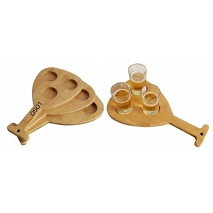 Durable Party Bamboo Drinking Games Beer Cup Flight Holder