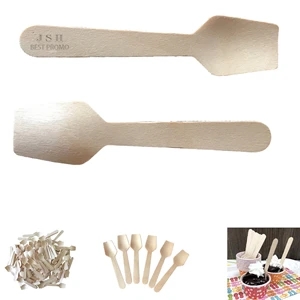 Eco Friendly Disposable Mini Wooden Spoons