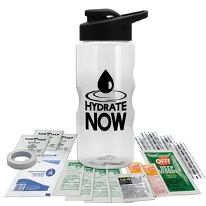 22 oz. Bottle Survival Kit - Drink Thru lid