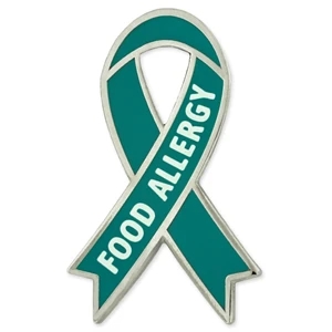 Awareness Ribbon Pin - Food Allergy