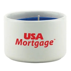 White Ceramic Candle