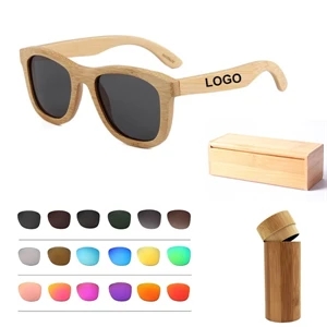 Eco-Friendly Bamboo  Sunglass With Polarized Lens