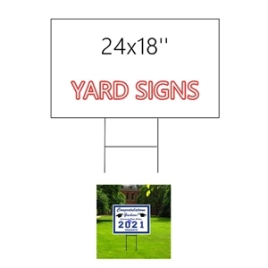 24*18''  Full Color Yard Signs