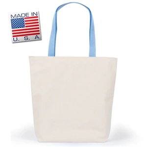 Library Tote- Natural Canvas