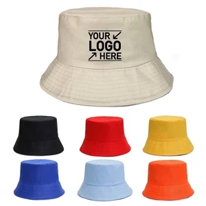 Custom Logo Cotton Twill Bucket Hat