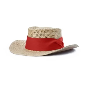 Classic Straw Gambler Hat