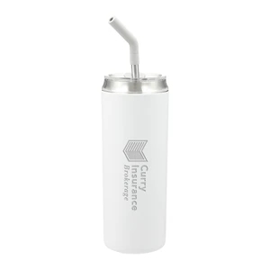Marka Copper Vac Tumbler With SS Straw 20 oz.