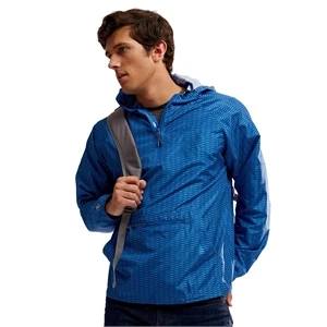 Holloway Range Hooded Packable Quarter-Zip Jacket