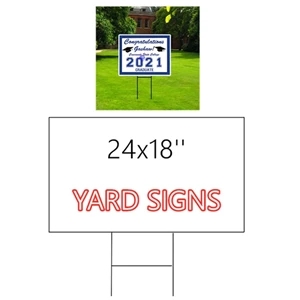 24*18''  Full Color Yard Signs