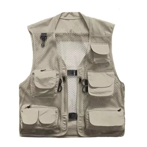 Fishing Photography Vest with Mesh Men's Women's