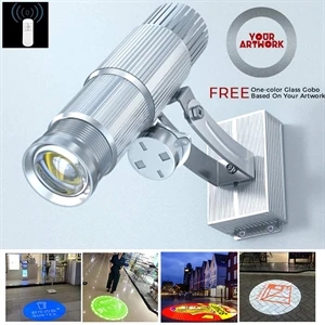 50W LED Gobo Projector Custom Logo Image Rotating Waterproof