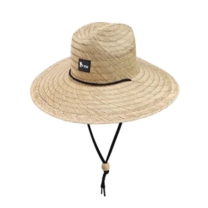 Straw Hat w/ Custom Patch