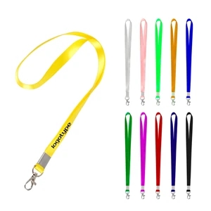 Silkscreen Polyester Lanyard Lobster Claw