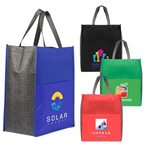 Rome - Non-Woven Tote Bag with 210D Pocket - ColorJet