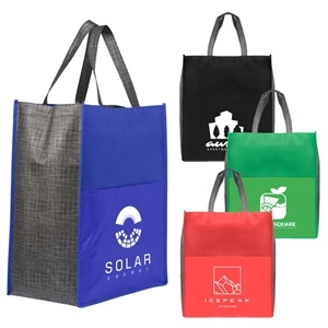 Rome - Non-Woven Tote Bag with 210D Pocket - Silkscreen