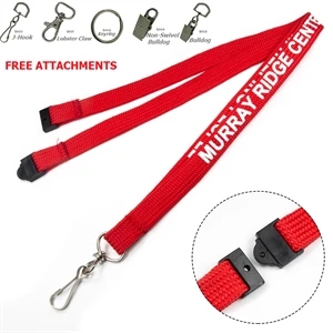 Tube Lanyards w/ Safety Breakaway Custom Tubular