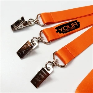 Polyester lanyard