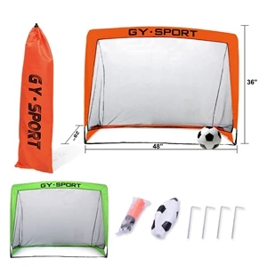 Portable Folding Soccer Goal Set