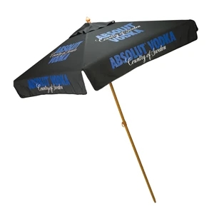 Custom Logo 7 Foot Square Market Umbrella