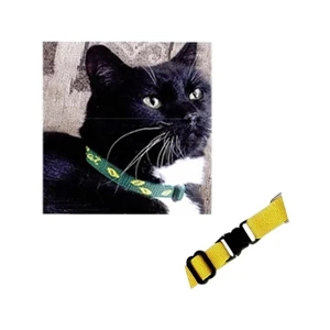 Classic - Custom Woven Classic Webbing Kitty Pet Collar With Breakaway Collar
