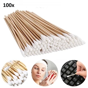 6" Cotton Swabs Wooden Sticks