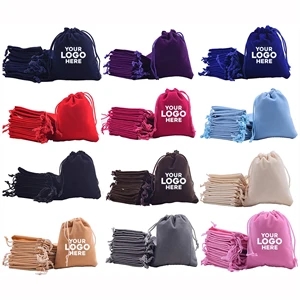 Drawstrings Velvet Gift Bags