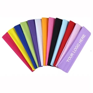 Stretch Yoga Cotton Headbands Sweatband