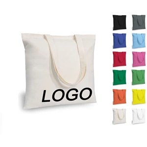Custom Logo Promotional Cotton Canvas Tote Bag