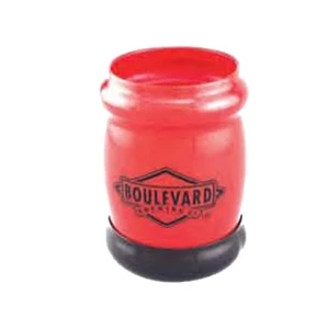 Party Pal - Two Tone Metallic Beverage Insulator With A Black Bottom, Closeout
