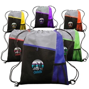 Drawstring Backpack Sports Gym Bag