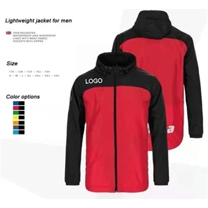 Custom Logo Men's Wind Jacket