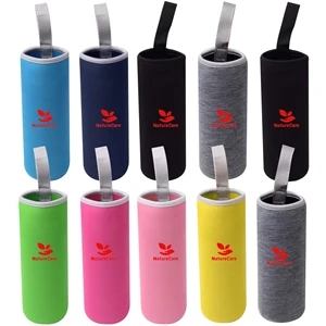 Neoprene Insulated Glass Water Bottle Cover